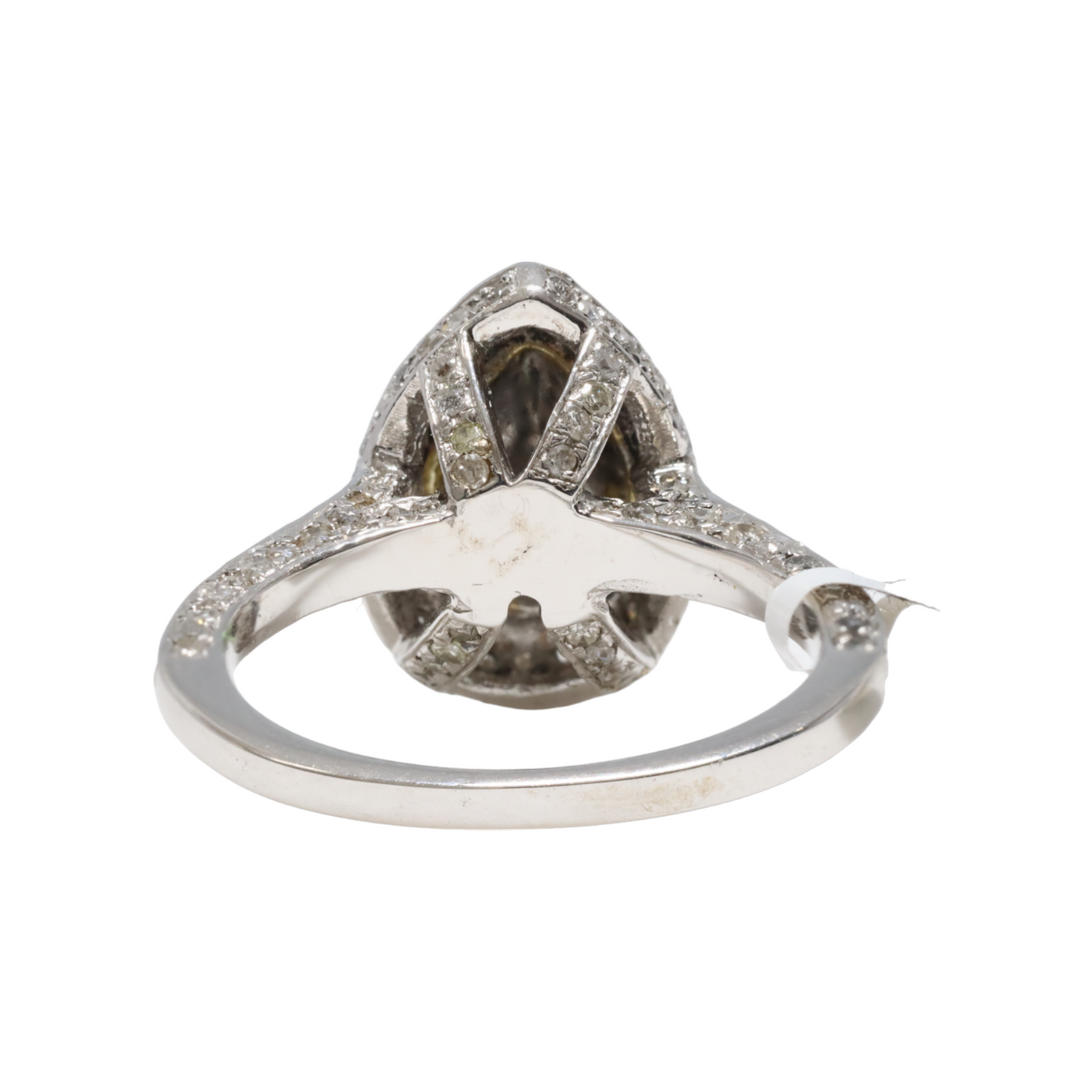 18ct Fancy Yellow diamond ring
