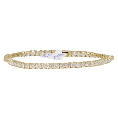 18ct Yellow Gold Diamond tennis bracelet