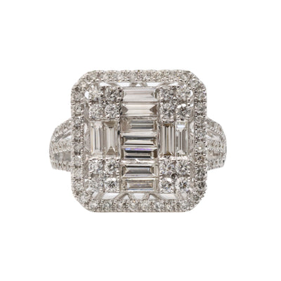 18ct White Gold Diamond Ring