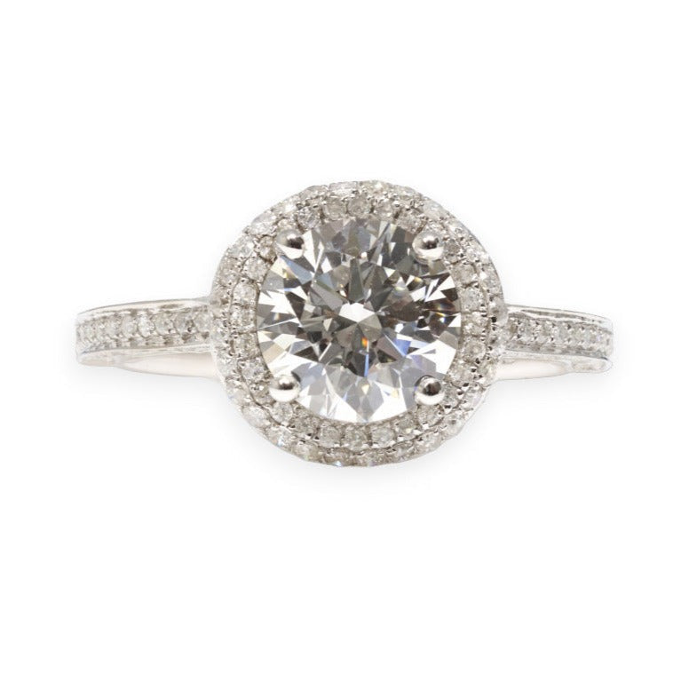 18ct White Gold Diamond engagement ring