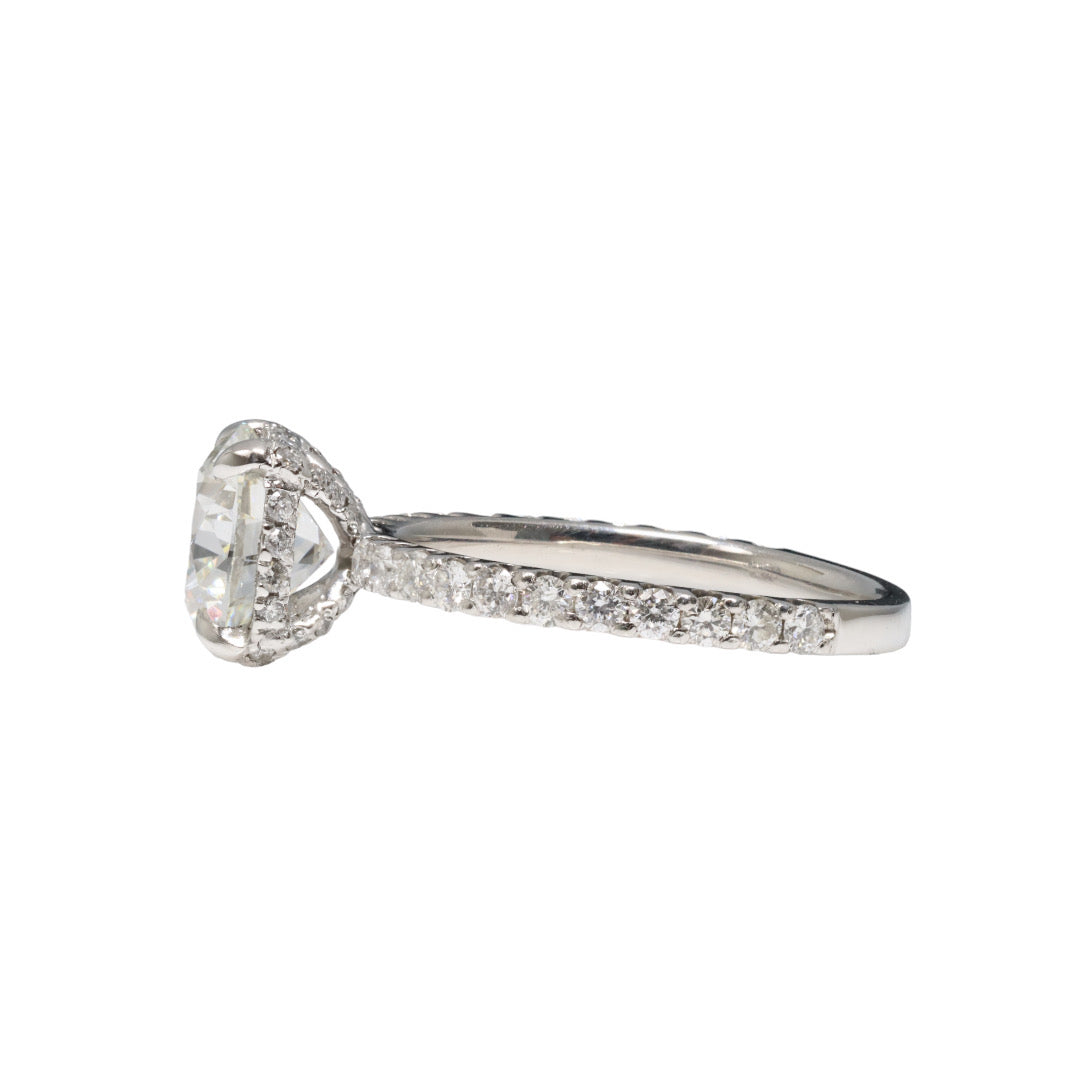 18ct White Gold Diamond Engagement Ring