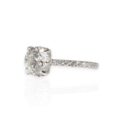 18ct White Gold Diamond Engagement Ring