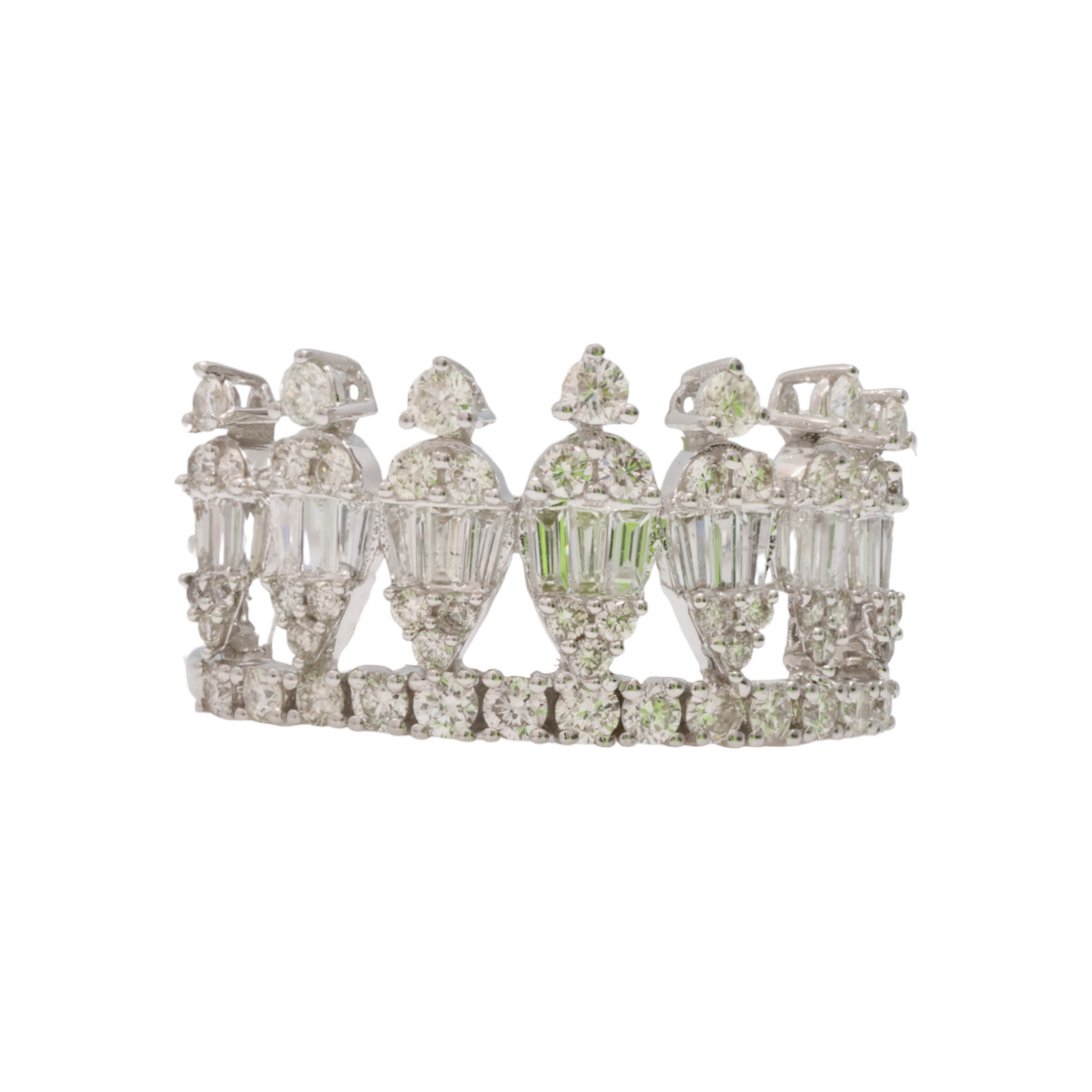 Diamond ‘Tiara’ Ring in 18ct WG