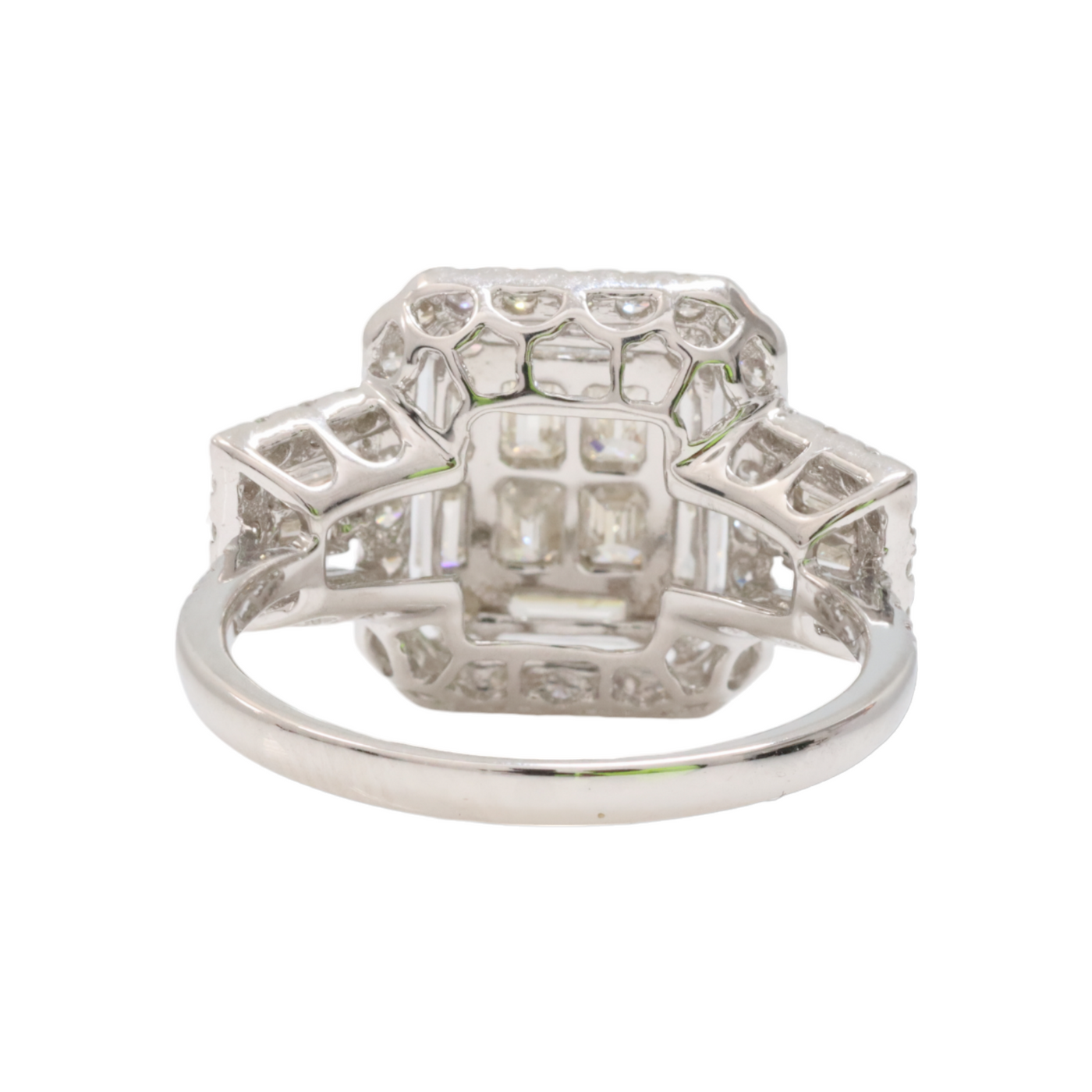 18ct White Gold Diamond Dress Ring