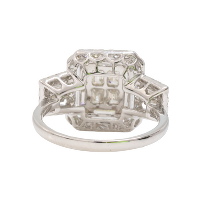 18ct White Gold Diamond Dress Ring