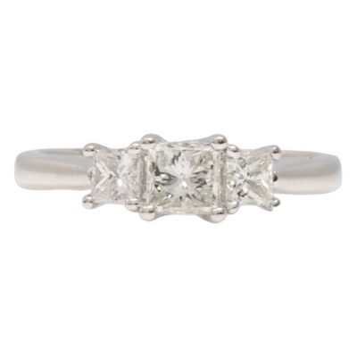 Trilogy Princess Diamond ring