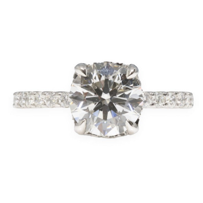 18ct White Gold Diamond Engagement Ring