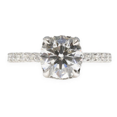 18ct White Gold Diamond Engagement Ring