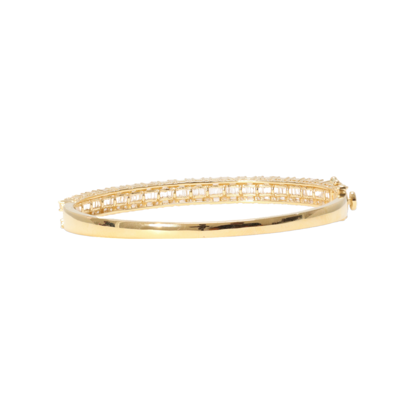 18ct Yellow Gold Diamond Bangle
