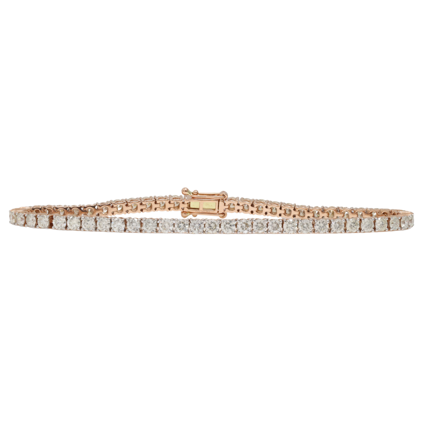 5.37ct RG Diamond tennis bracelet in 18ct
