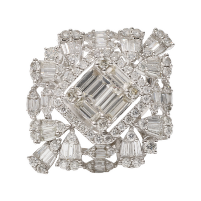 18ct White Gold Diamond ring