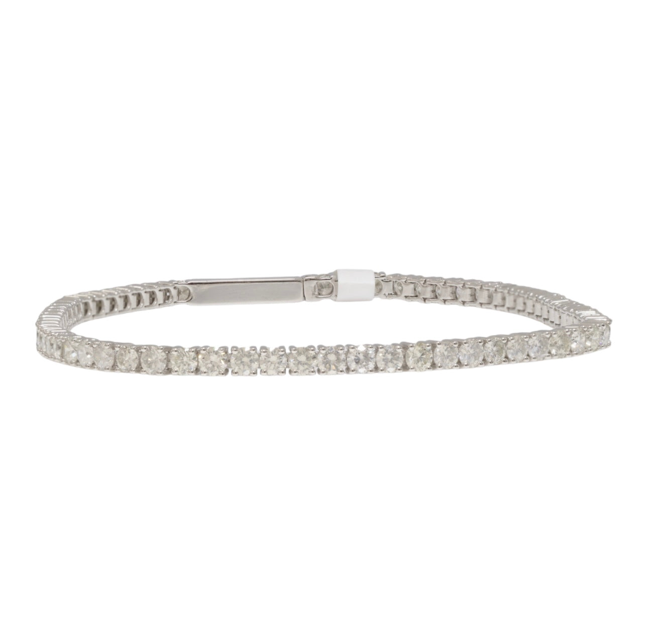 18ct White Gold Diamond Bracelet