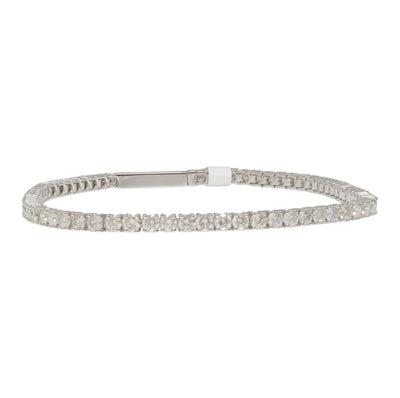 18ct White Gold Diamond Bracelet