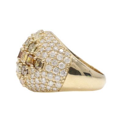 Champagne diamond in 18ct Yellow Gold