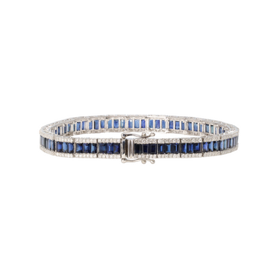 Sapphire and Diamond Bracelet