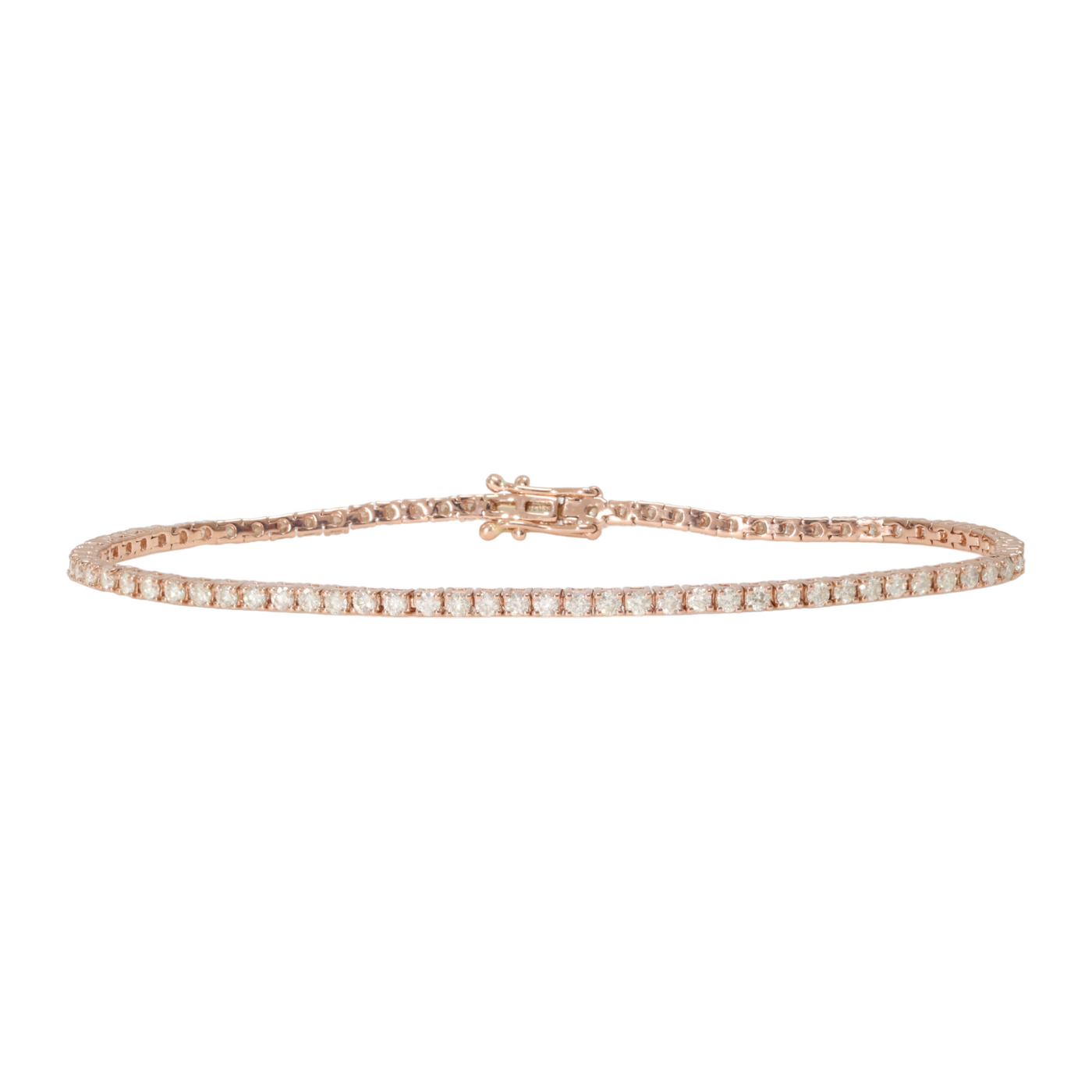2.07ct RG Diamond Tennis Bracelet in 14ct