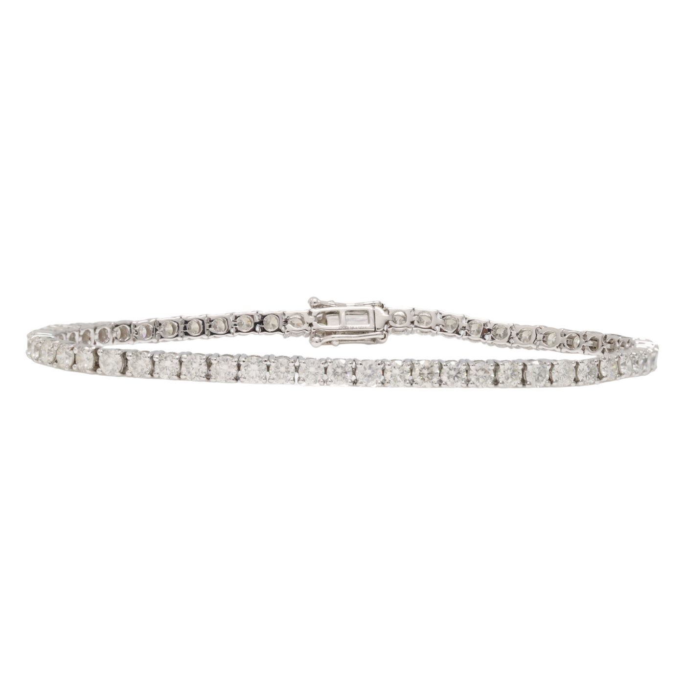 6ct WG Diamond Tennis Bracelet in 18ct