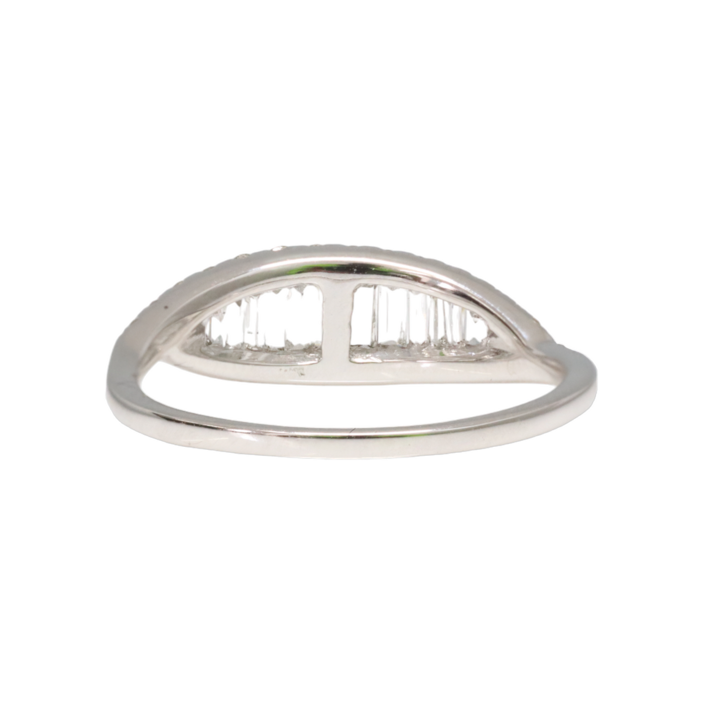 18ct White Gold Diamond Eye Dress Ring