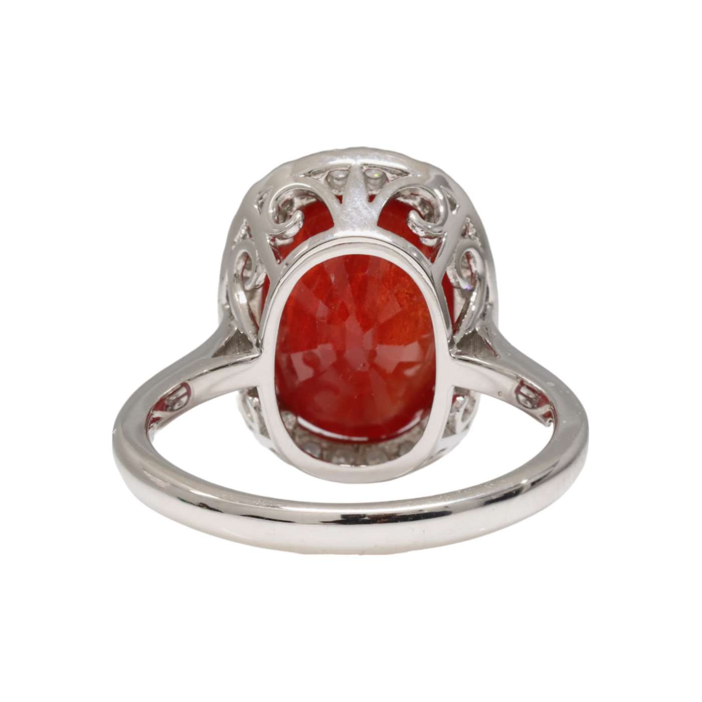 Ruby and Diamond Ring in Platinum