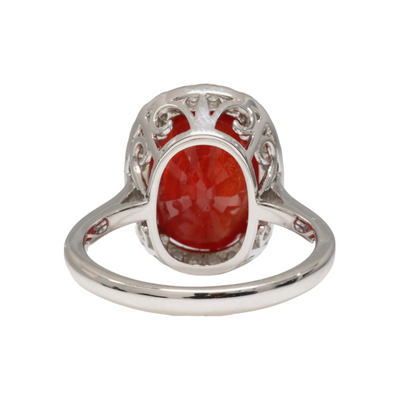 Ruby and Diamond Ring in Platinum