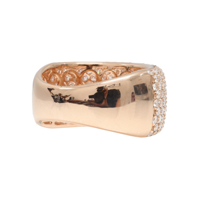 18ct Rose Gold Pavé Diamond Eternity