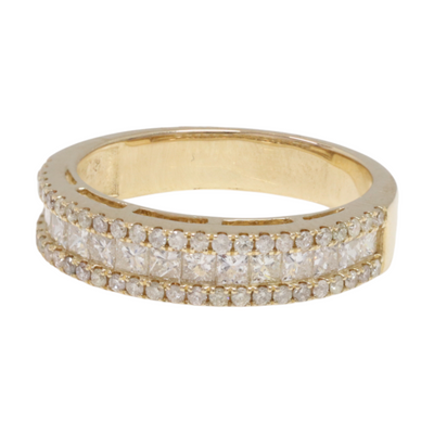 14ct Yellow Gold Diamond Eternity ring