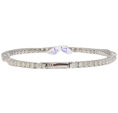 18ct White Gold Diamond Bracelet