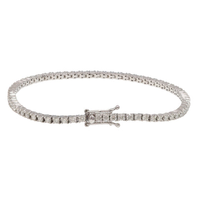1.97ct Natural Diamond Bracelet in 9k white gold