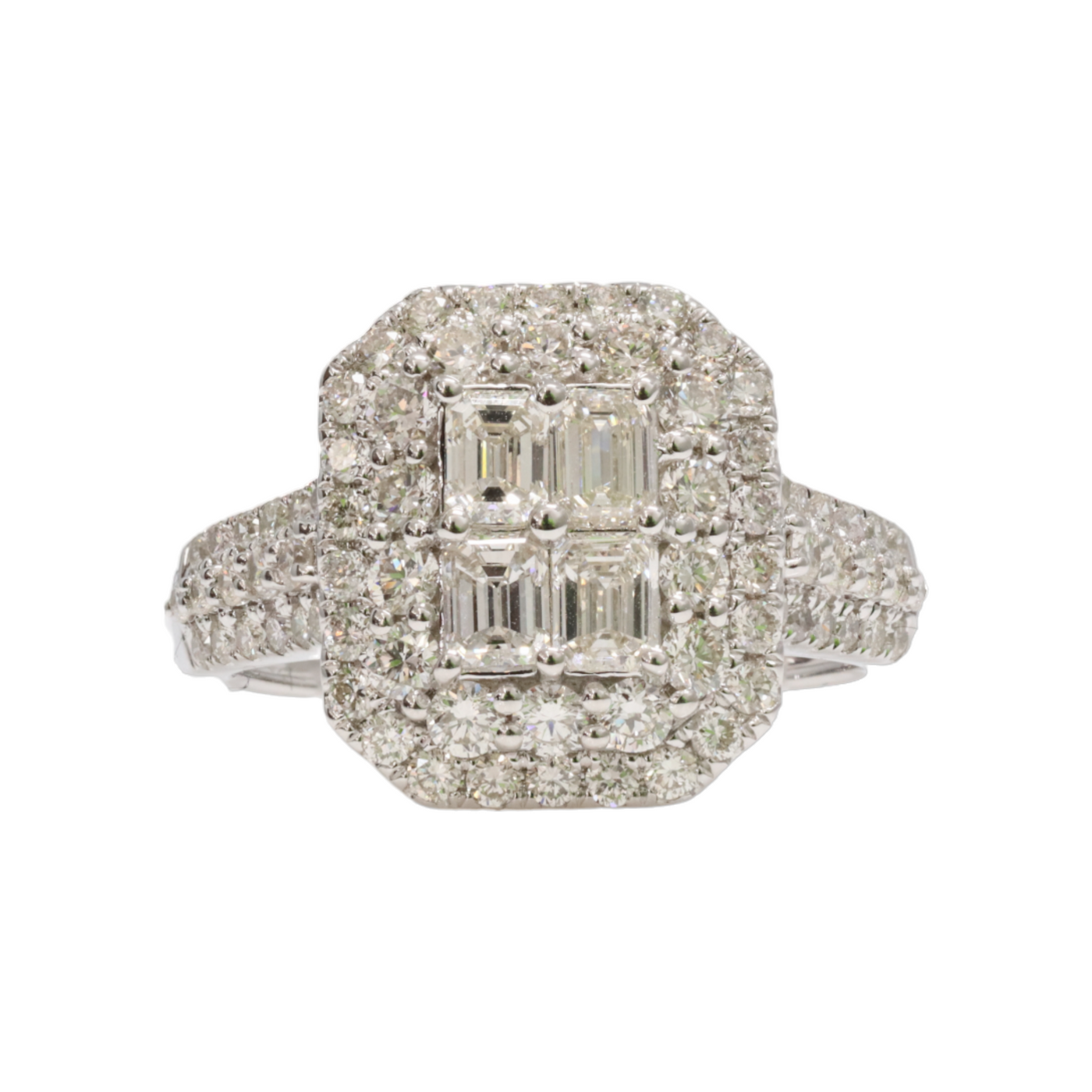 18ct White Gold Diamond Ring