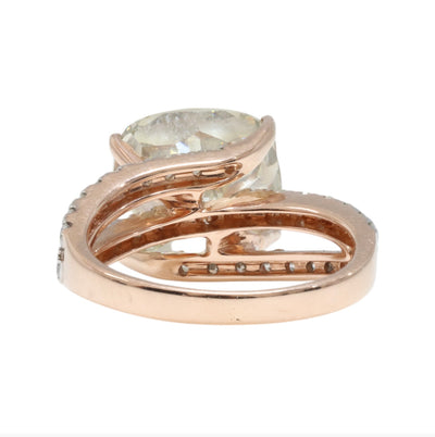9.05ct Natural Diamond Ring in 14ct Rose Gold