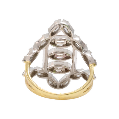 Diamond Dress ring in 18ct YG
