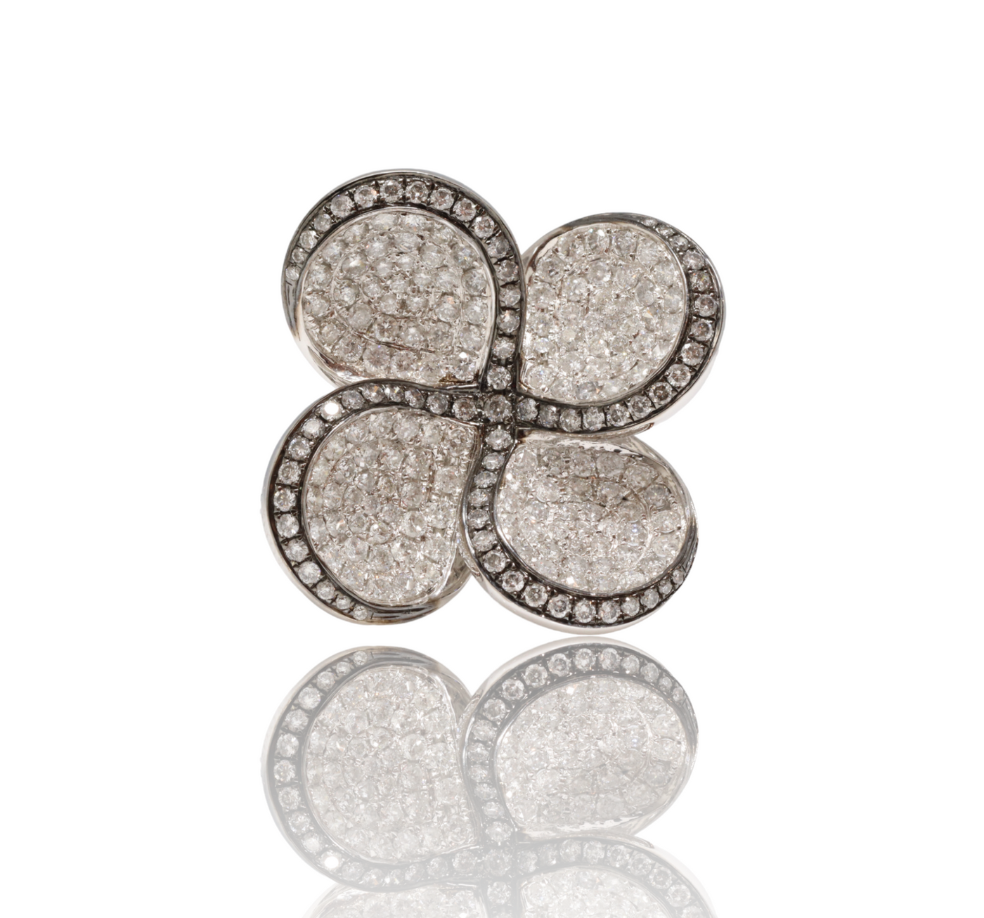 4 Leaf clover Diamond Ring