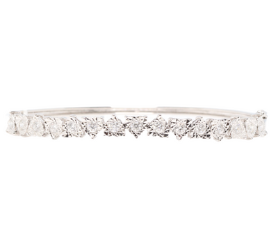 'Bridget' 18CT white gold diamond bangle