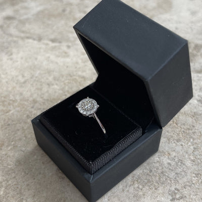 18CT White Gold Diamond Ring