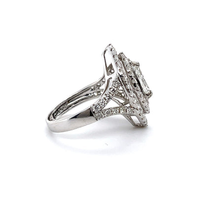 18CT White Gold Marquise Diamond Ring