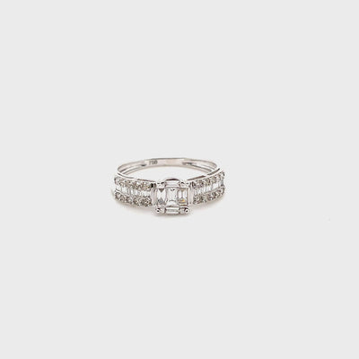 'bianca' 18CT White Gold Diamond Ring