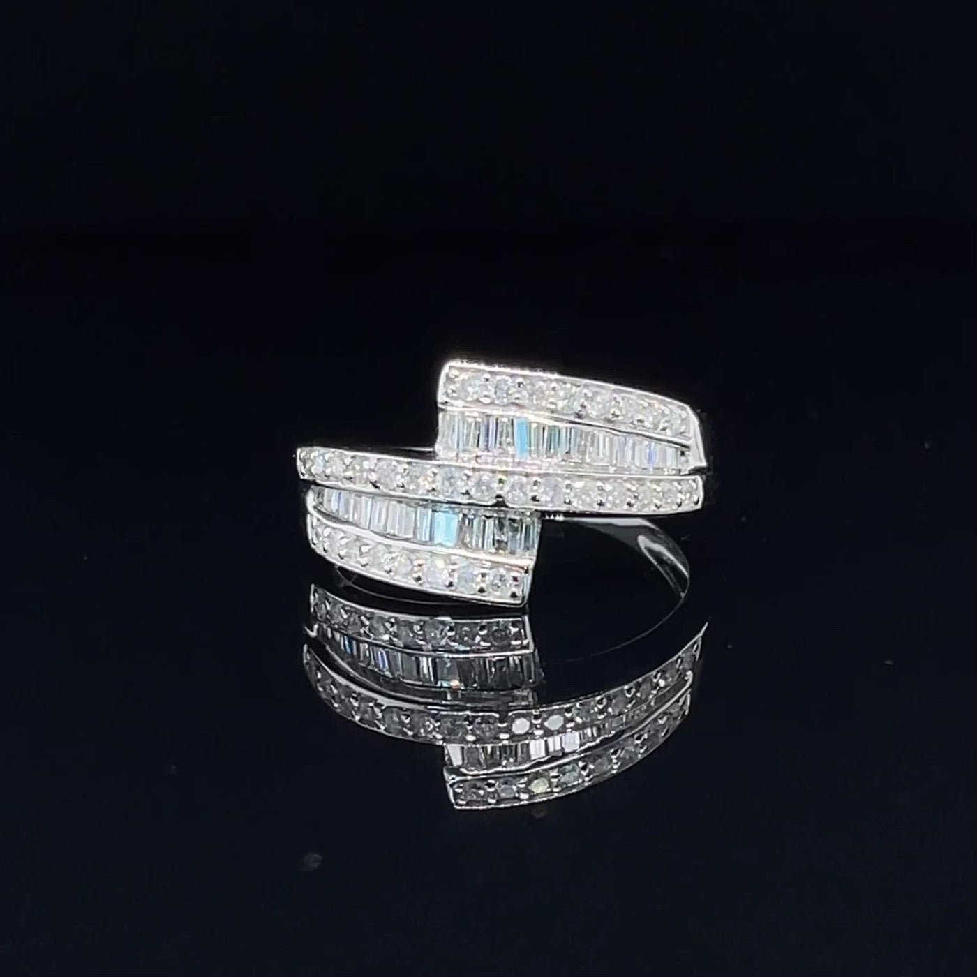 'Ava' 18ct white gold diamond ring