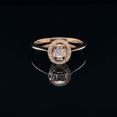 'Molly' 18CT Rose Gold Diamond Ring