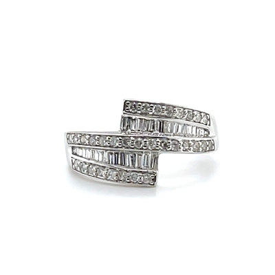 'Ava' 18ct white gold diamond ring