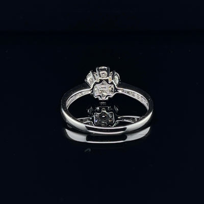 'Madeline' 18CT white gold diamond cluster ring