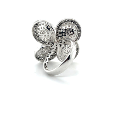 4 Leaf clover Diamond Ring