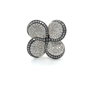 4 Leaf clover Diamond Ring